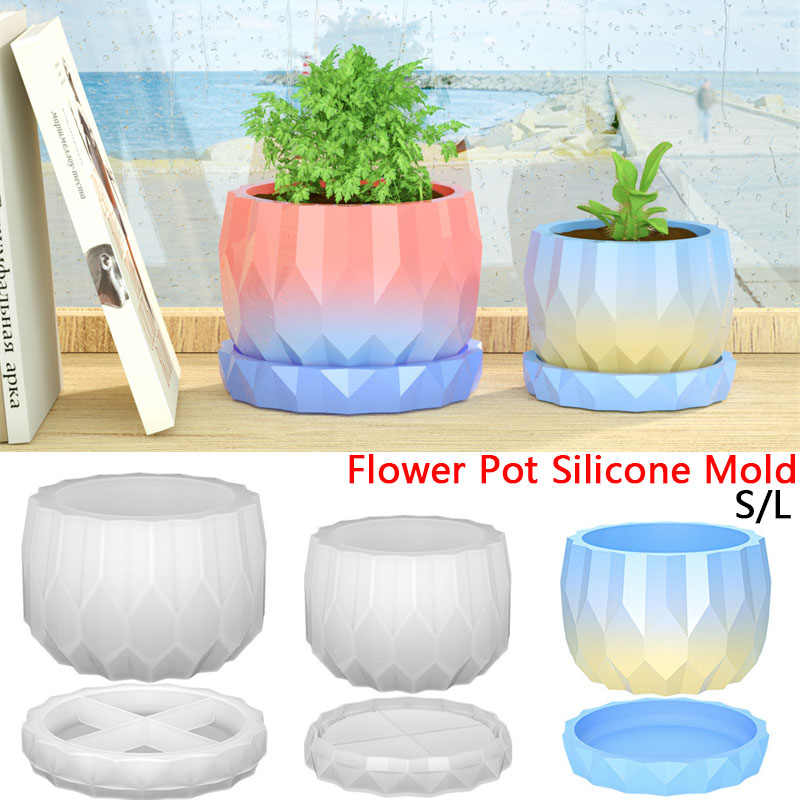 Plant Parents - 1 Set cetakan penanam silikon untuk