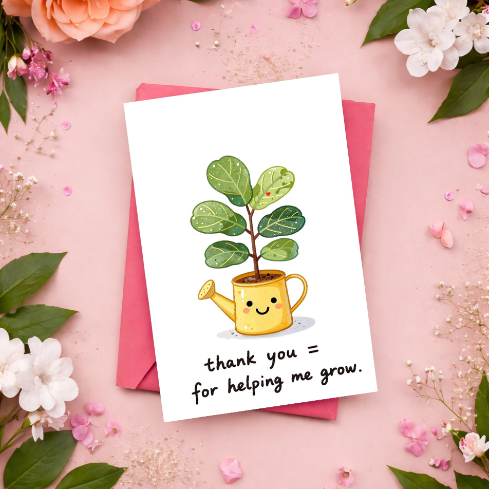 1 Kartu Ucapan Terima Kasih ya - Plant Parents ulasan dan harga