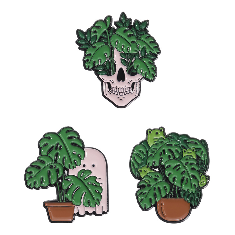 Set Pin Enamel Tanaman Monster - Plant Parent Gift Set ulasan dan harga
