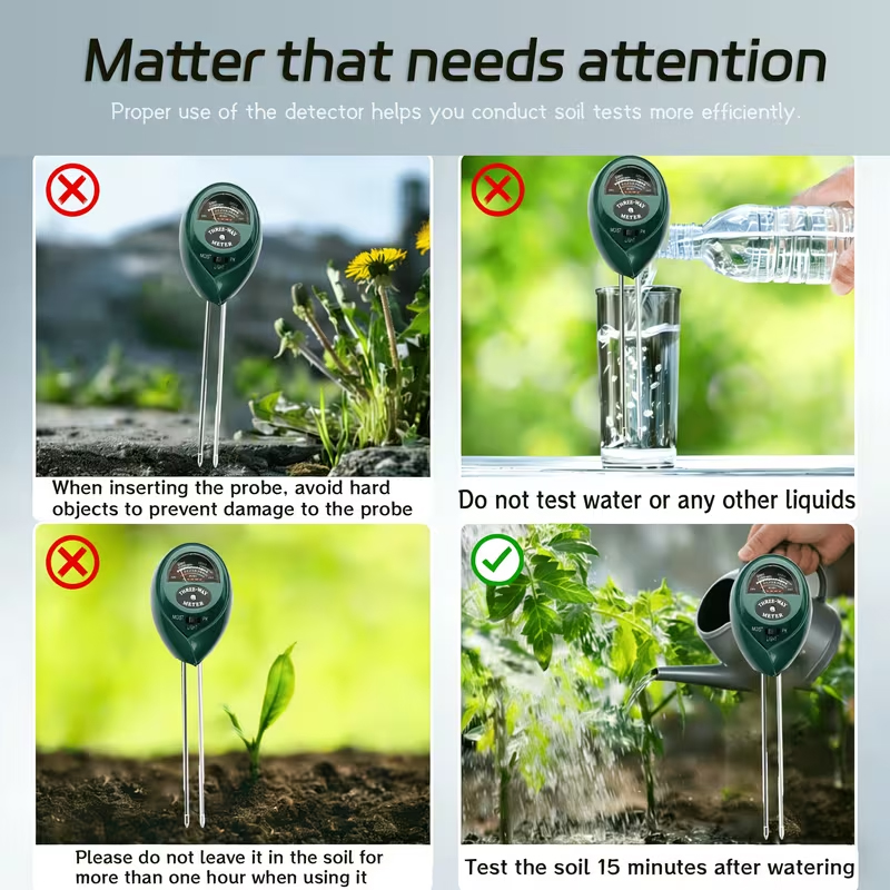 Pengukur Tanah 3-in-1 (Penguku - Plant Parent Tools ulasan dan harga