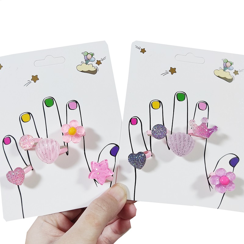 Cincin Akrilik Set 10pcs Motif - Plant Parent Gift Set ulasan dan harga