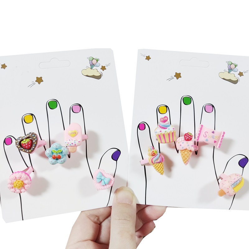 Cincin Akrilik Set 10pcs Motif - Plant Parent Gift Set ulasan dan harga